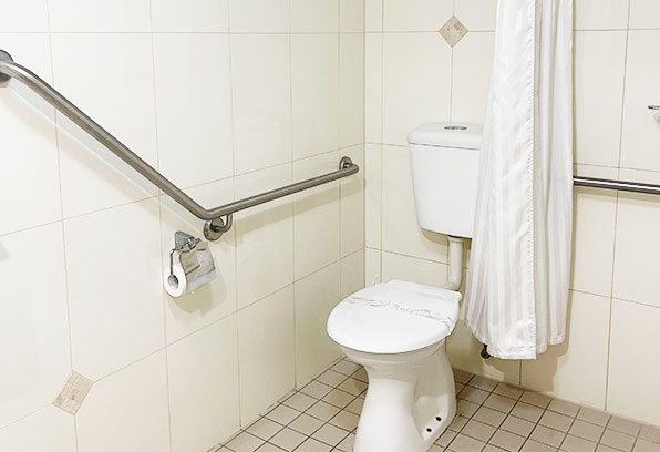 Queen + Single Accessible Motel Room